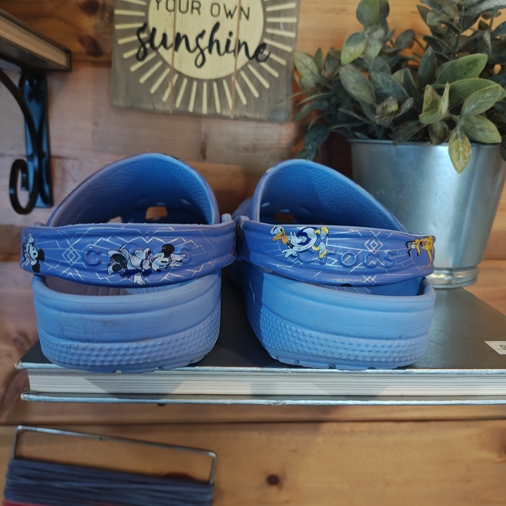 Crocs Disney 100th Anniversary Clogs Mickey Mouse Lavender Shoes W6/M4 Purple - Picture 3 of 6